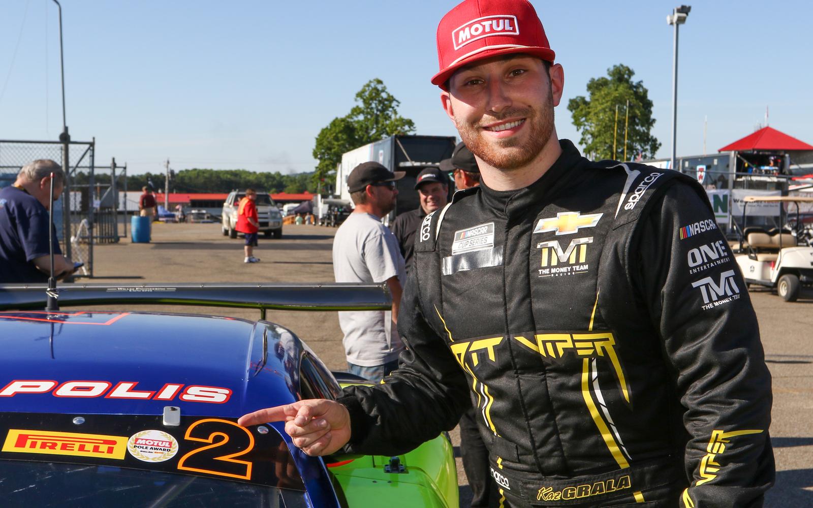 Kaz Grala Wins Mid-Ohio Pole, Sets Track Record in Trans Am Series Debut